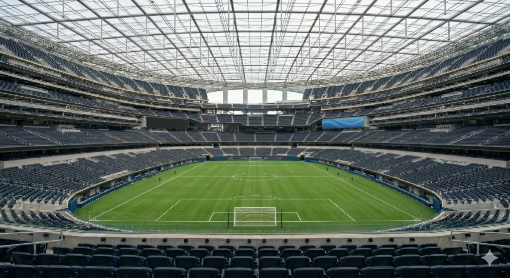 View from a typical seat